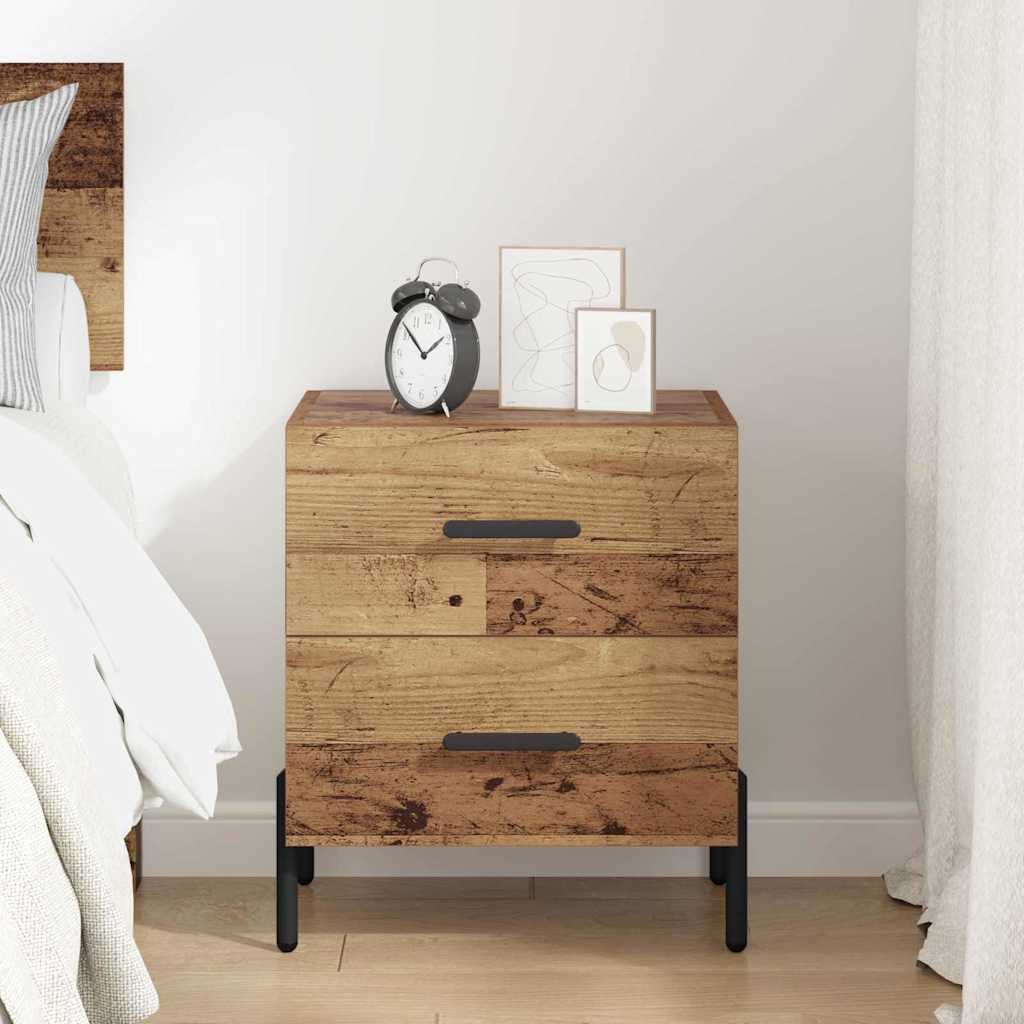 Nachttisch Altholz 40 x 35 x 47,5 cm Holzwerkstoff