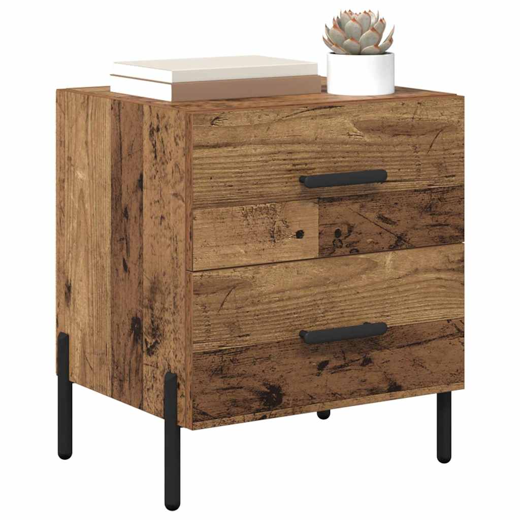 Nachttisch Altholz 40 x 35 x 47,5 cm Holzwerkstoff