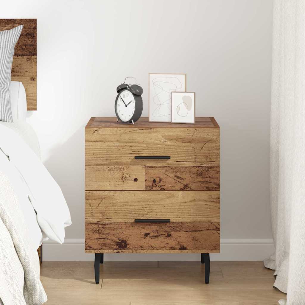 Nachttisch Altholz 40 x 35 x 47,5 cm Holzwerkstoff