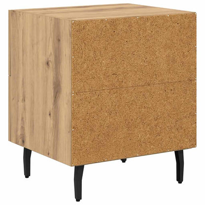 Nachttisch 2 stk. Artisan-Eiche 40 x 35 x 47,5 cm Holzwerkstoff