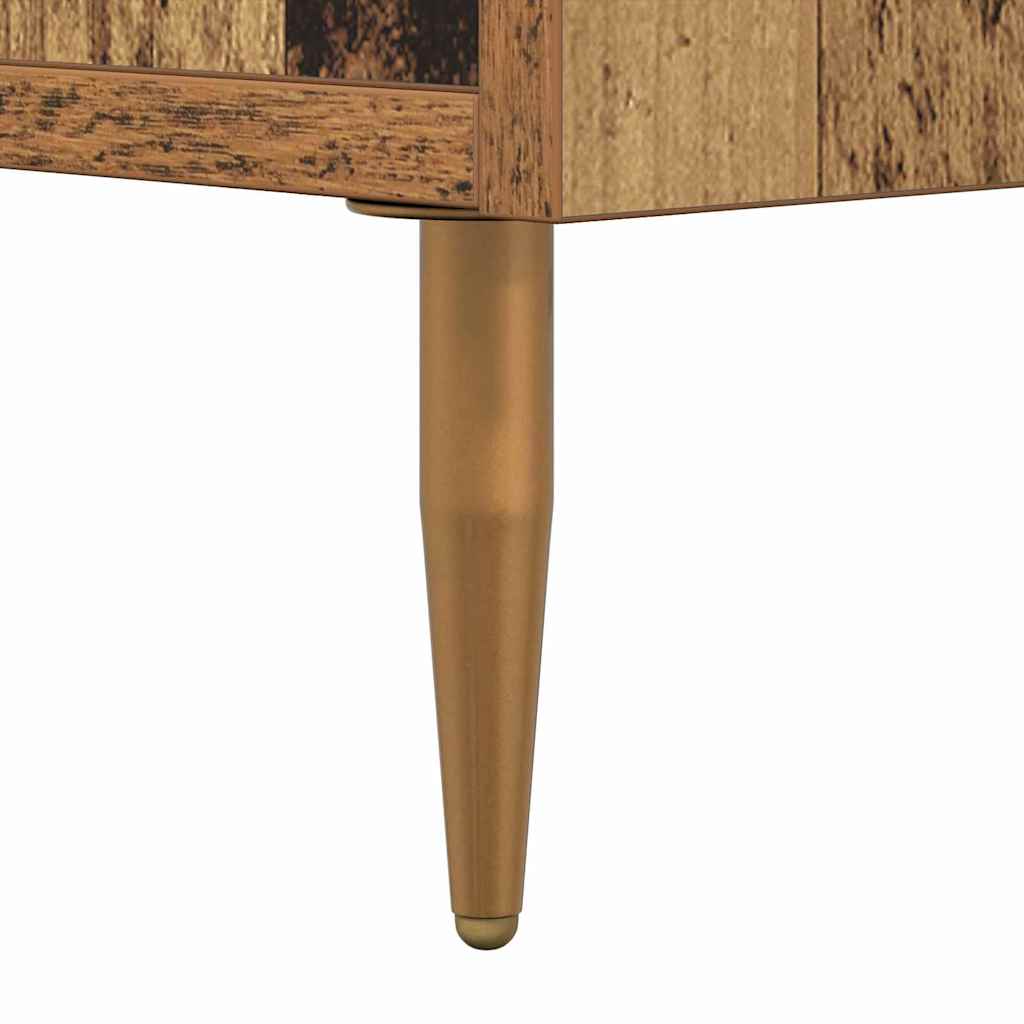 Nachttisch mit Schubladen Braun 40 x 35 x 47,5 cm Holzwerkstoff