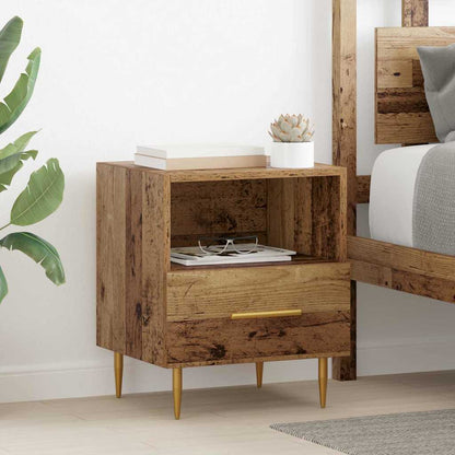 Nachttisch Braun 40 x 35 x 47,5 cm Holzwerkstoff