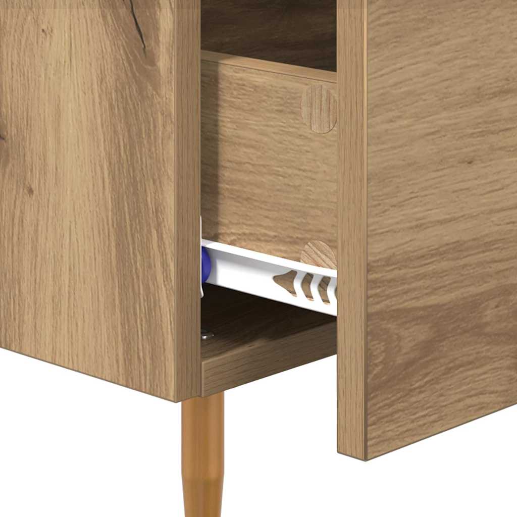 Nachttisch 2 Stk. Braun 40 x 35 x 47,5 cm Holzwerkstoff