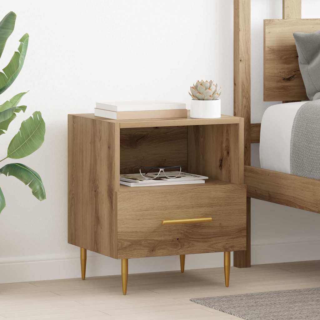 Nachttisch 2 Stk. Braun 40 x 35 x 47,5 cm Holzwerkstoff