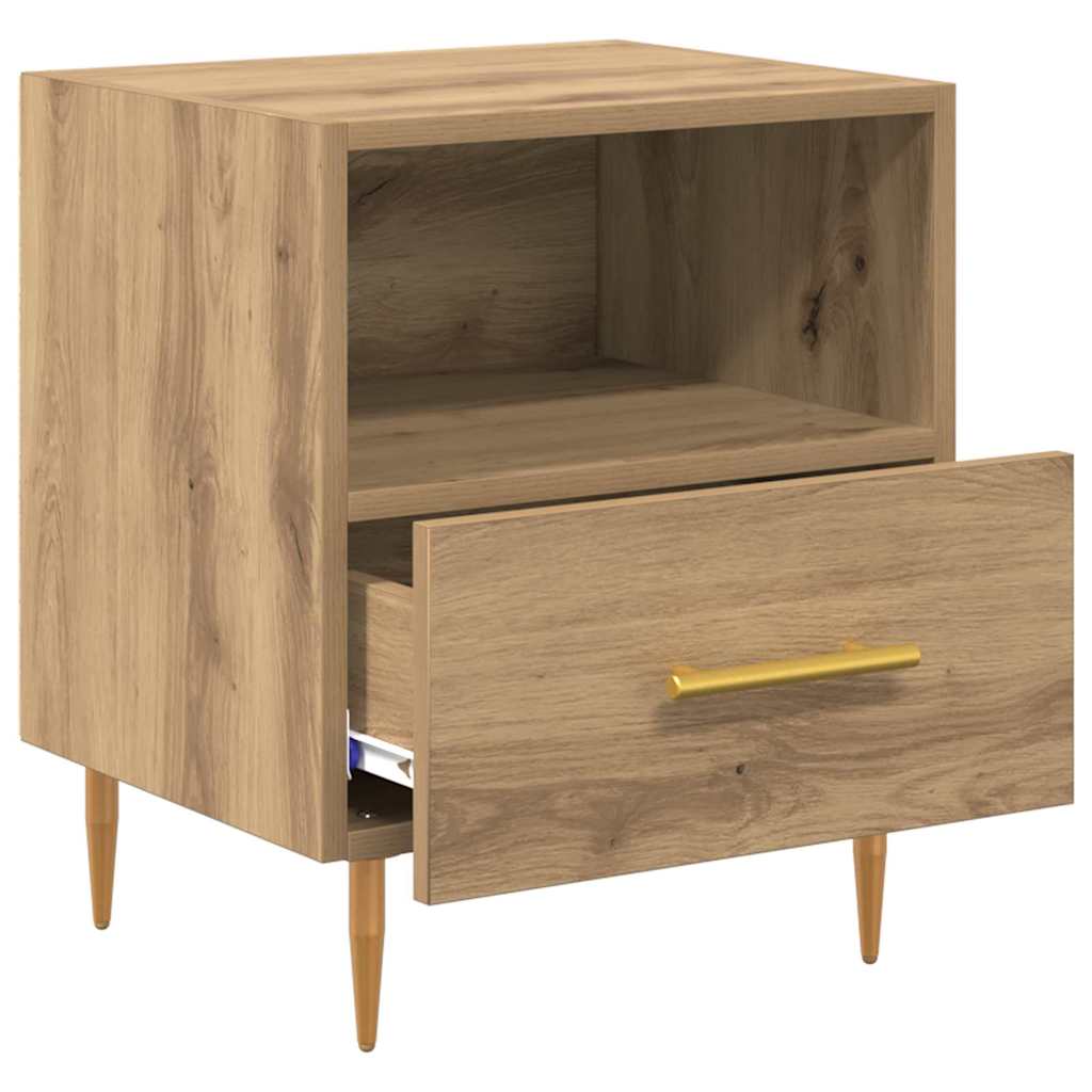 Nachttisch 2 Stk. Braun 40 x 35 x 47,5 cm Holzwerkstoff