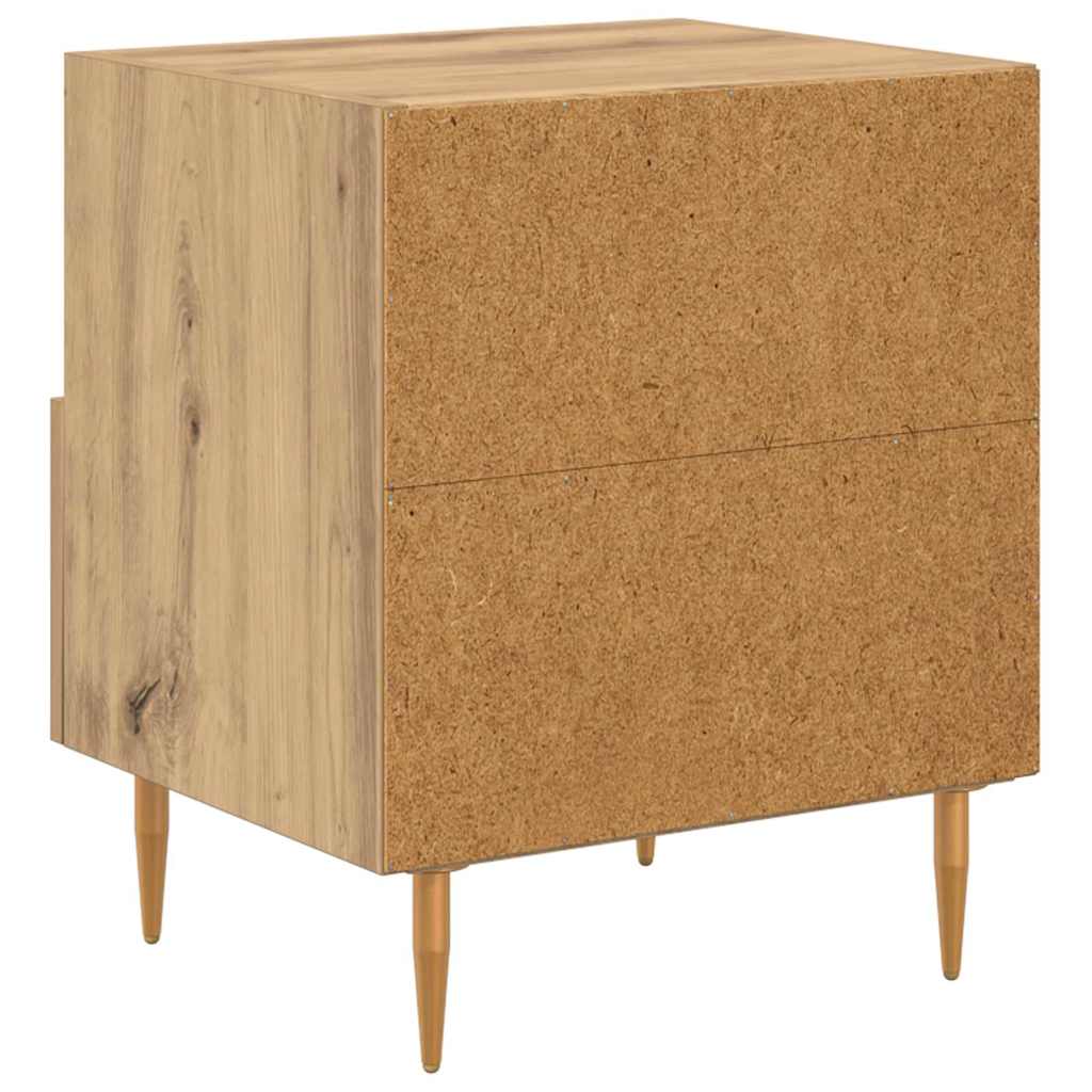Nachttisch 2 Stk. Braun 40 x 35 x 47,5 cm Holzwerkstoff