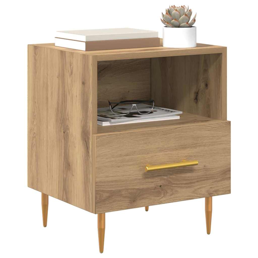 Nachttisch 2 Stk. Braun 40 x 35 x 47,5 cm Holzwerkstoff