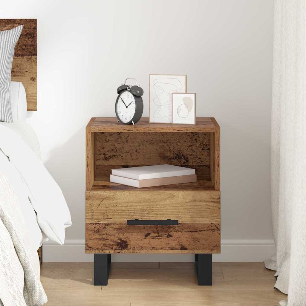 Nachttisch Altholz 40 x 35 x 47,5 cm Holzwerkstoff
