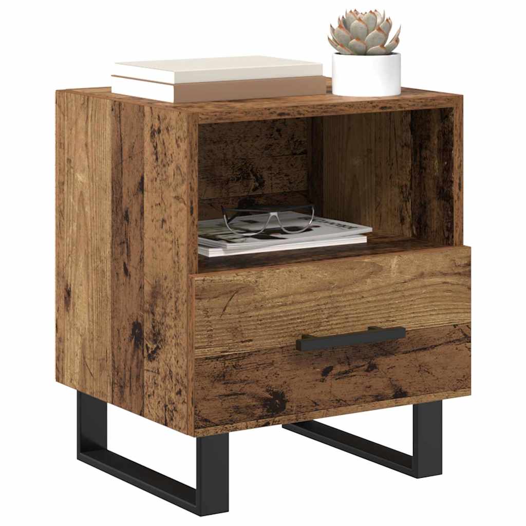 Nachttisch Altholz 40 x 35 x 47,5 cm Holzwerkstoff