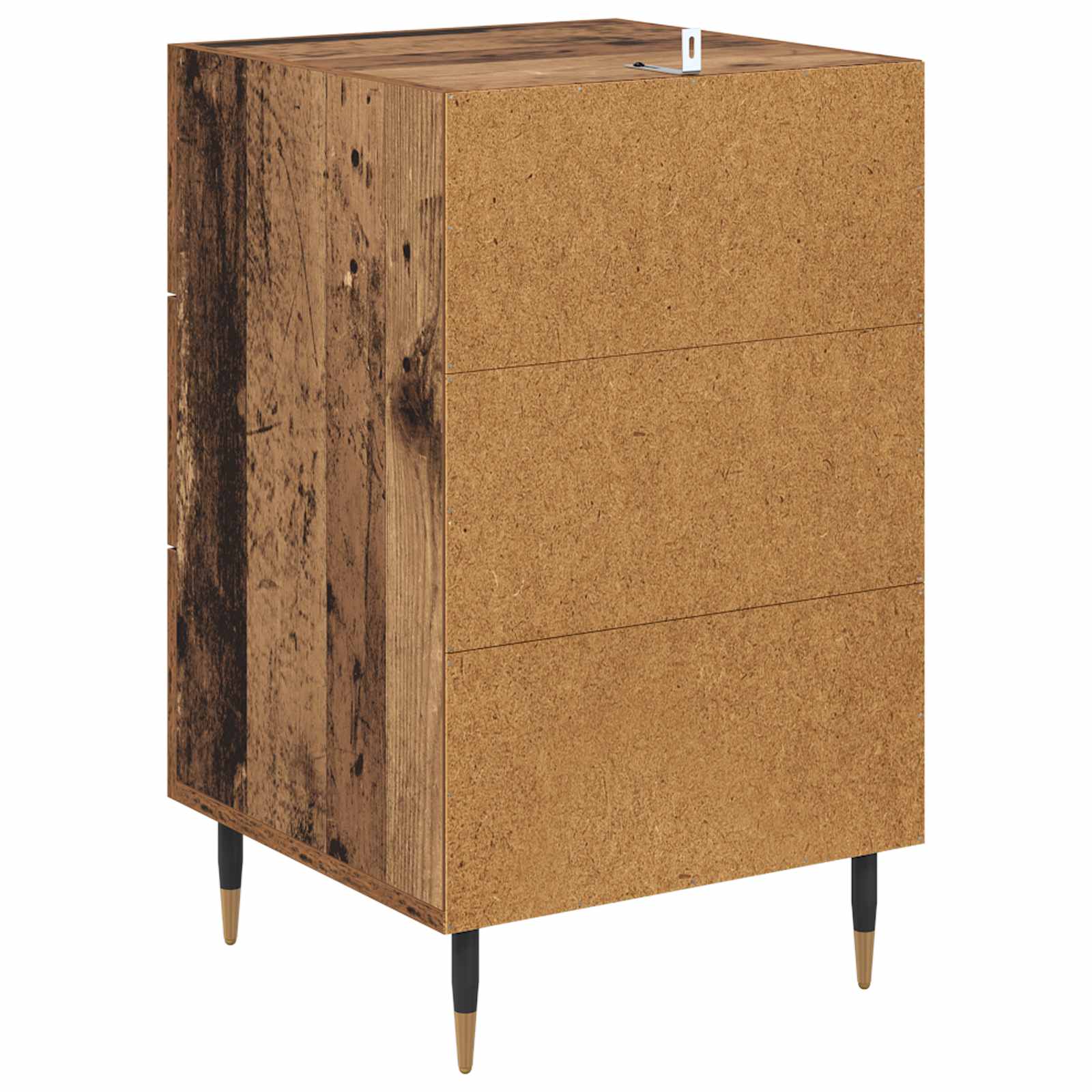 Nachttisch Altholz 40 x 40 x 66 cm Holzwerkstoff
