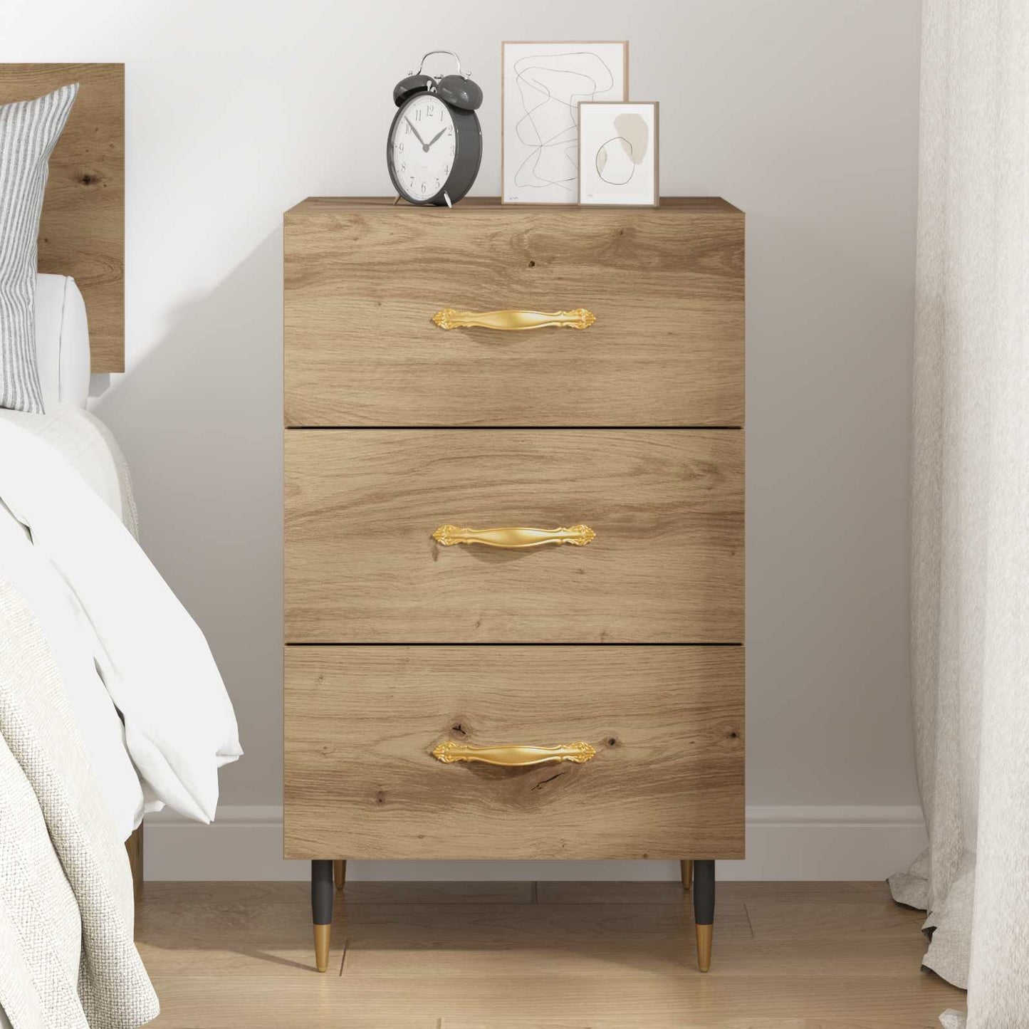 Nachttisch Artisan-Eiche 40 x 40 x 66 cm Holzwerkstoff