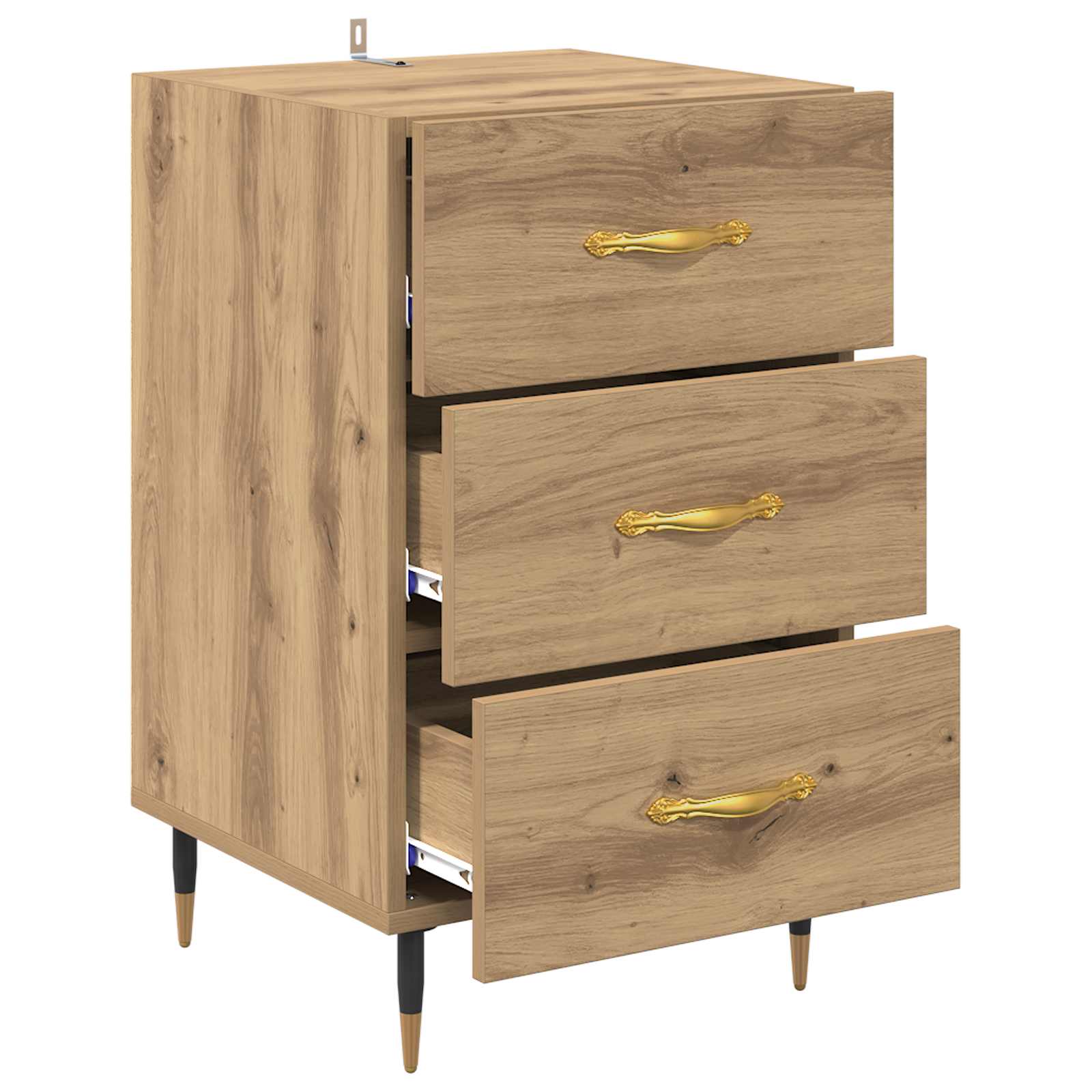 Nachttisch Artisan-Eiche 40 x 40 x 66 cm Holzwerkstoff