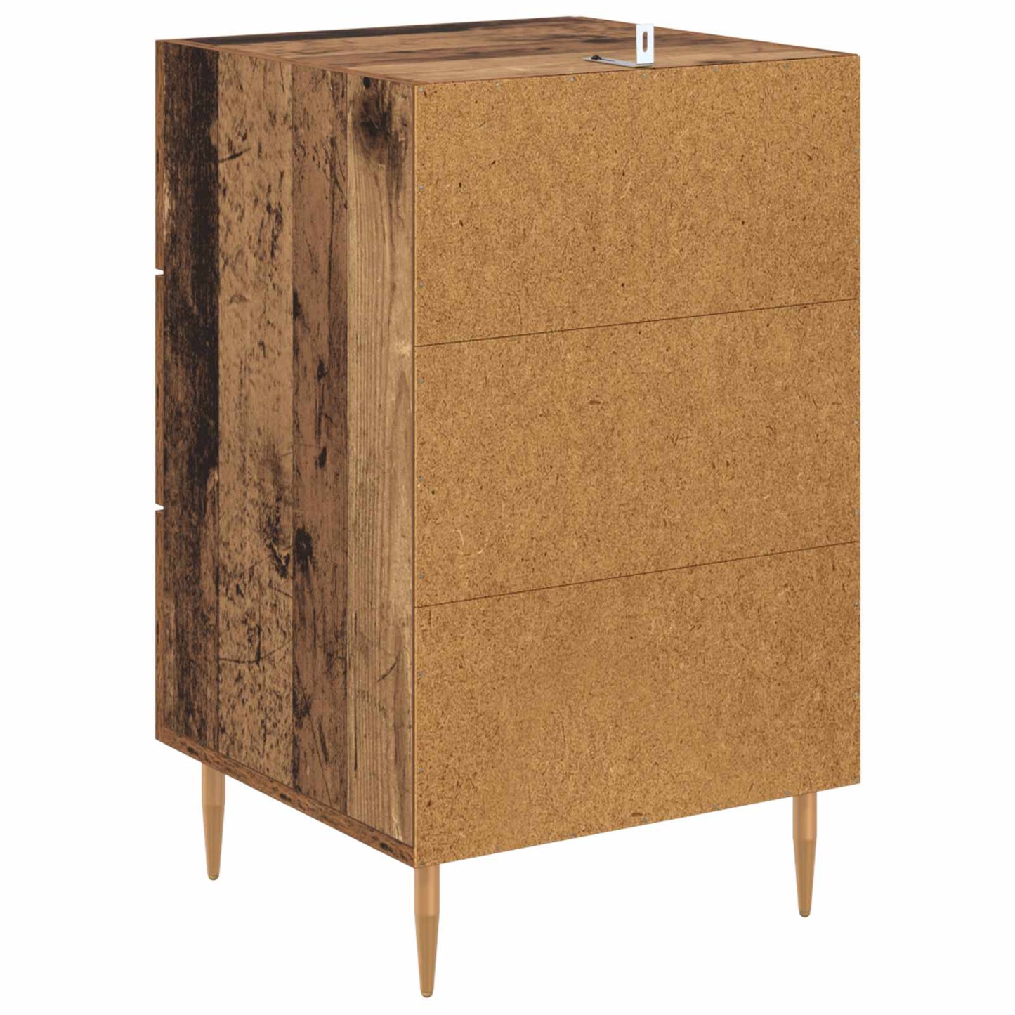 Nachttisch Altholz 40 x 40 x 66 cm Holzwerkstoff