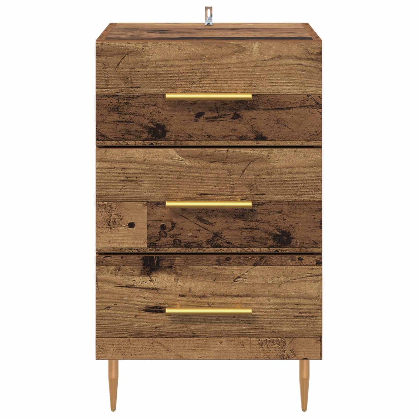 Nachttisch Altholz 40 x 40 x 66 cm Holzwerkstoff