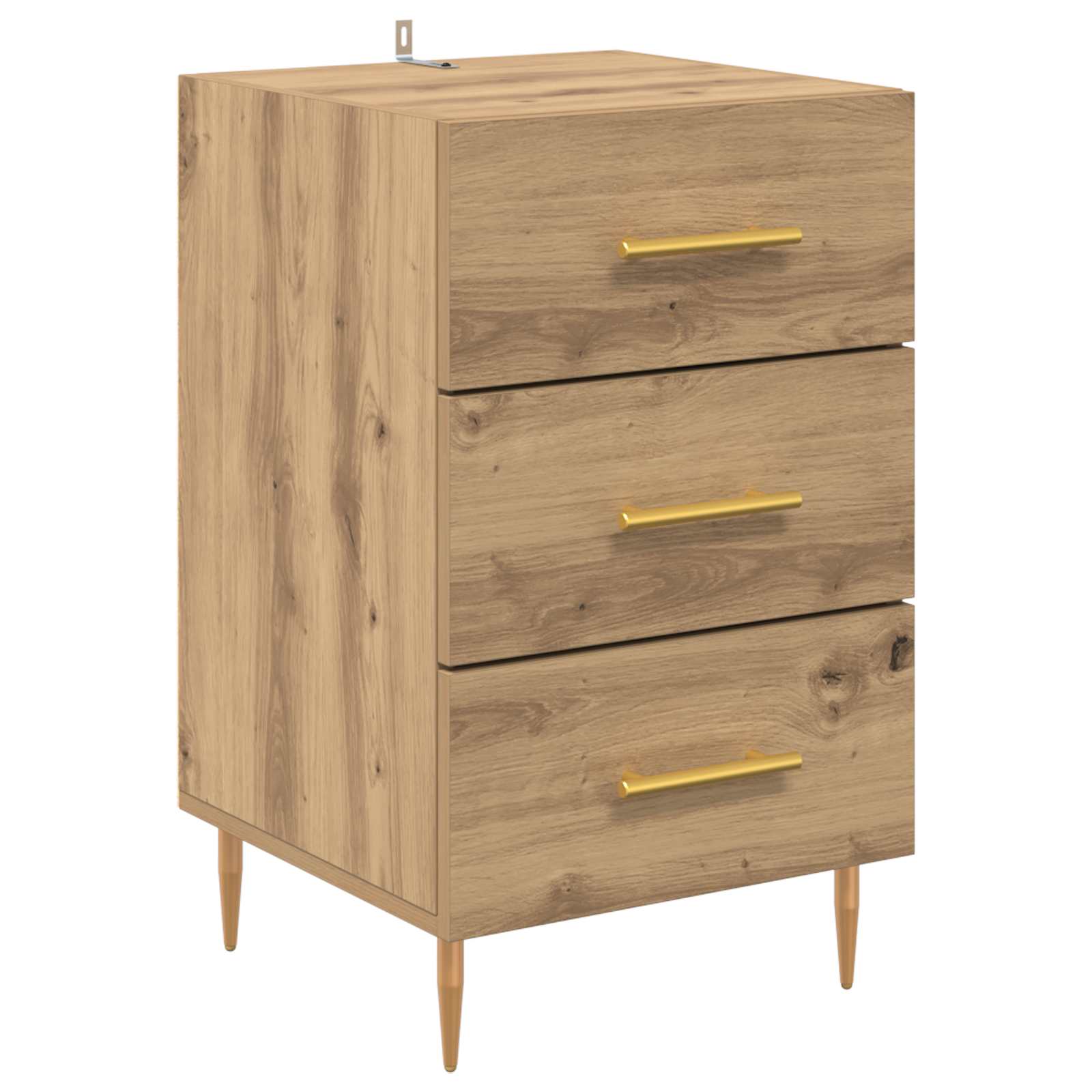 Nachttisch Artisan-Eiche 40 x 40 x 66 cm Holzwerkstoff