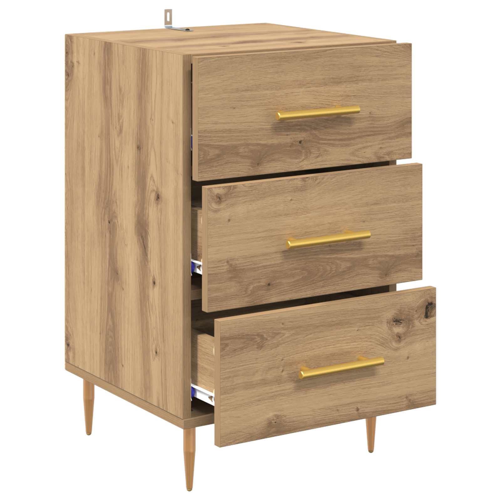 Nachttisch Artisan-Eiche 40 x 40 x 66 cm Holzwerkstoff