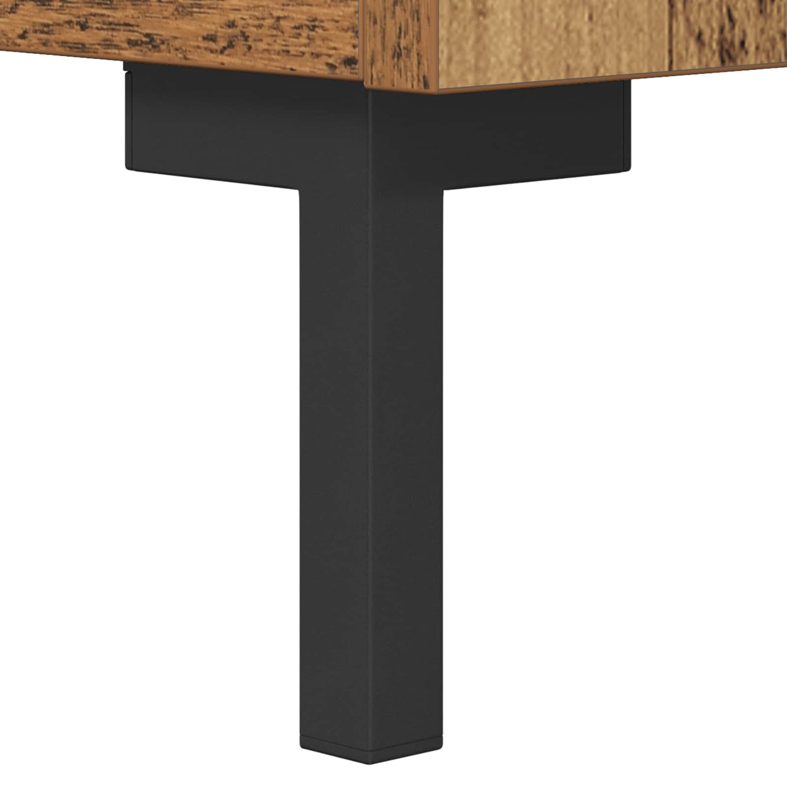 Nachttisch Altholz 40 x 40 x 66 cm Holzwerkstoff