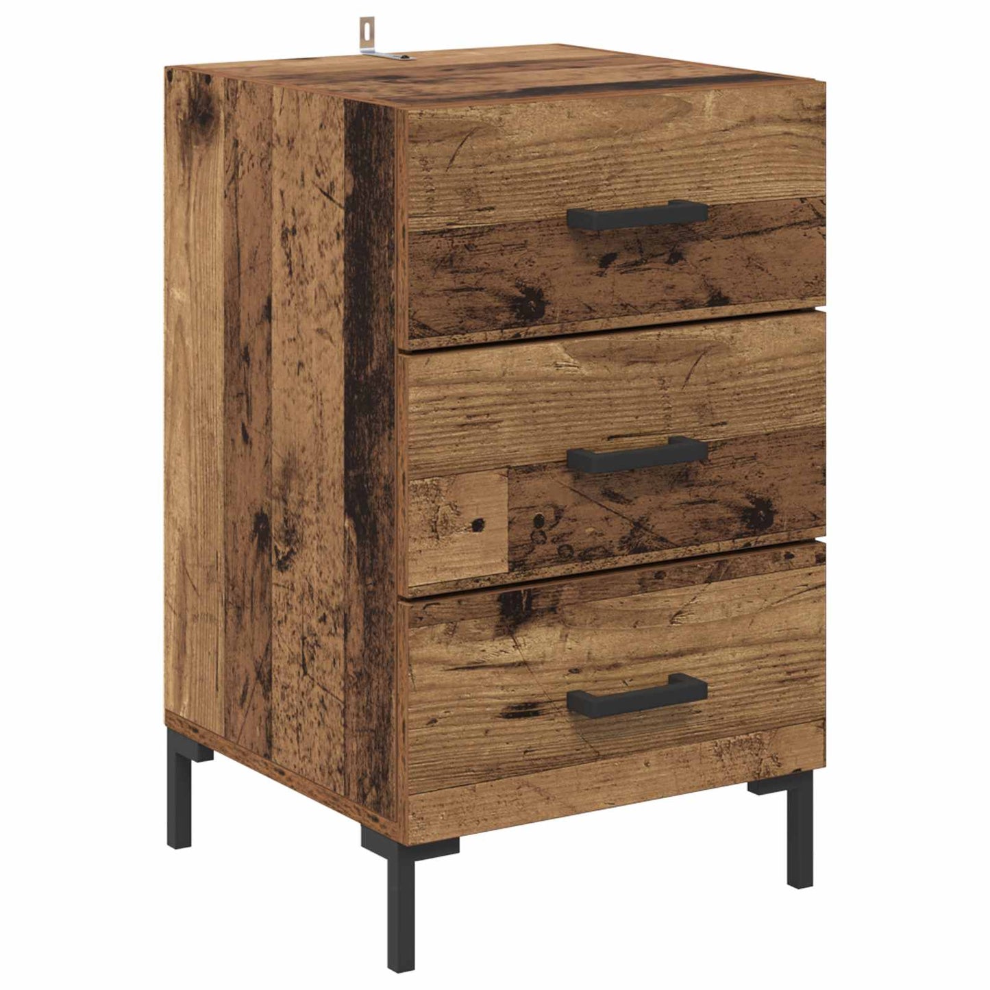 Nachttisch Altholz 40 x 40 x 66 cm Holzwerkstoff