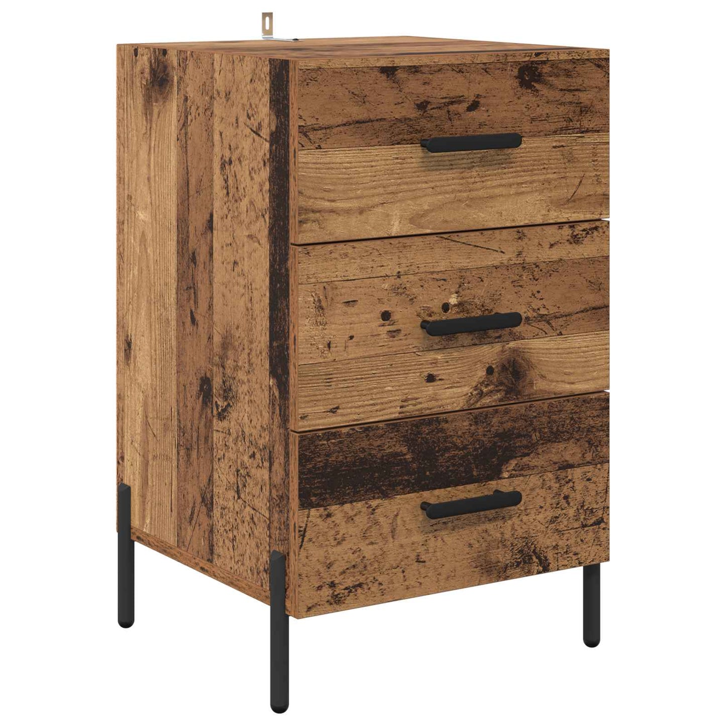Nachttisch Altholz 40 x 40 x 66 cm Holzwerkstoff