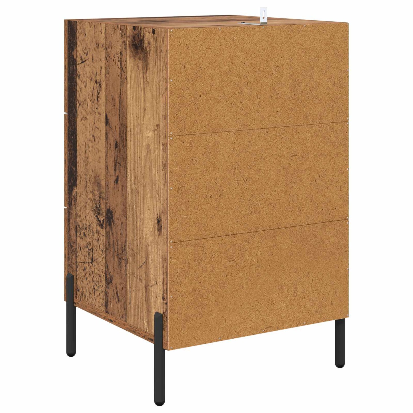Nachttisch Altholz 40 x 40 x 66 cm Holzwerkstoff