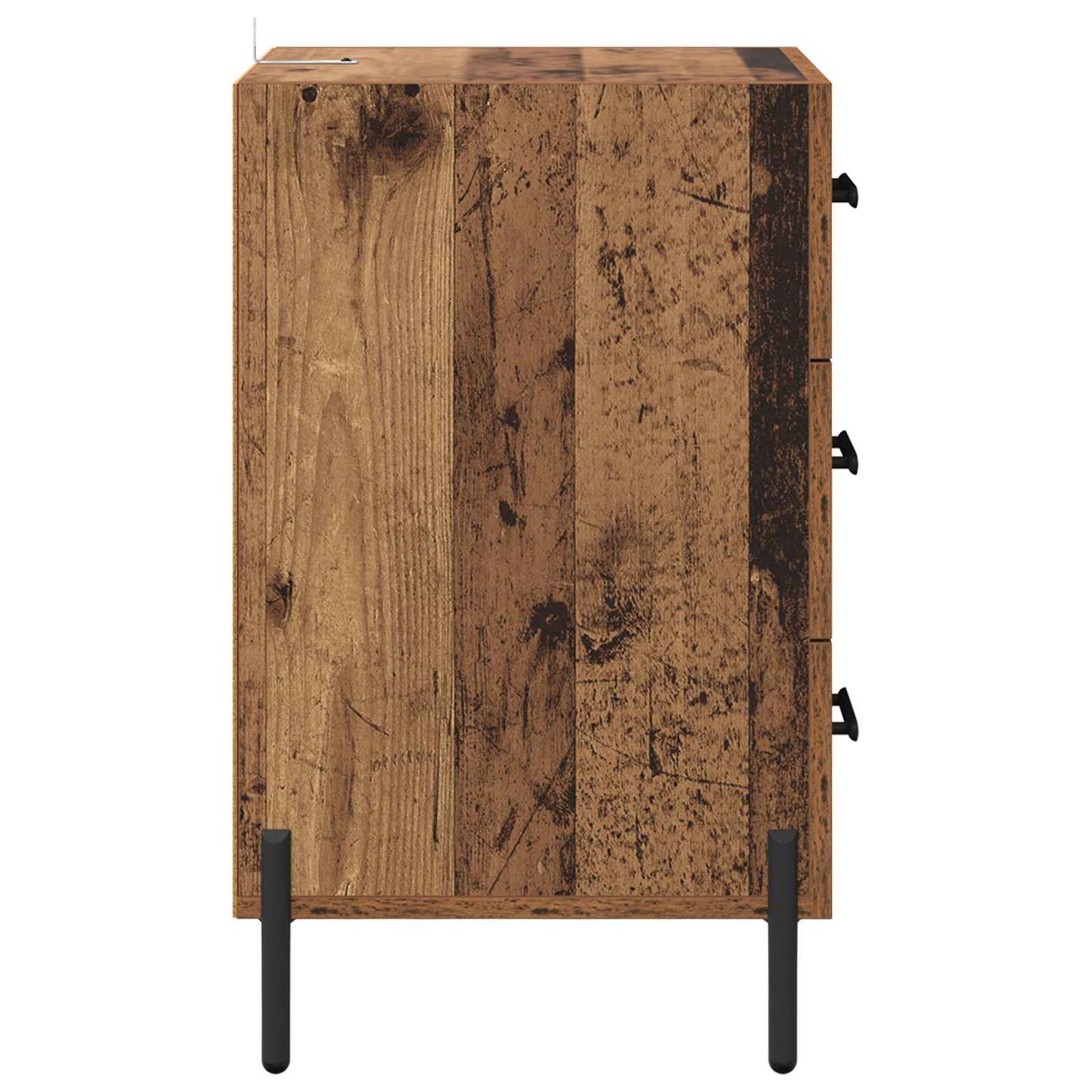 Nachttisch Altholz 40 x 40 x 66 cm Holzwerkstoff
