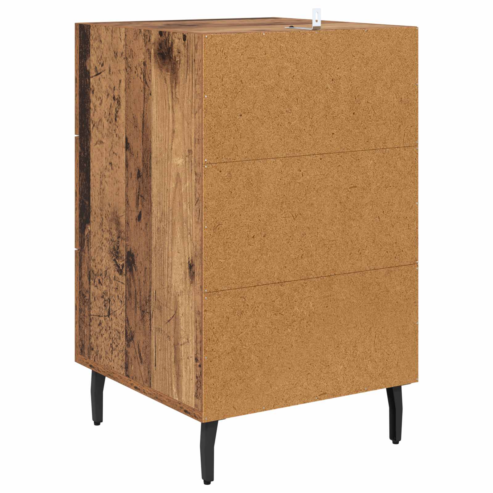 Nachttisch Altholz 40 x 40 x 66 cm Holzwerkstoff
