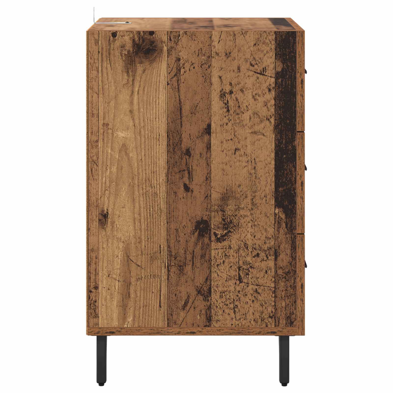 Nachttisch Altholz 40 x 40 x 66 cm Holzwerkstoff