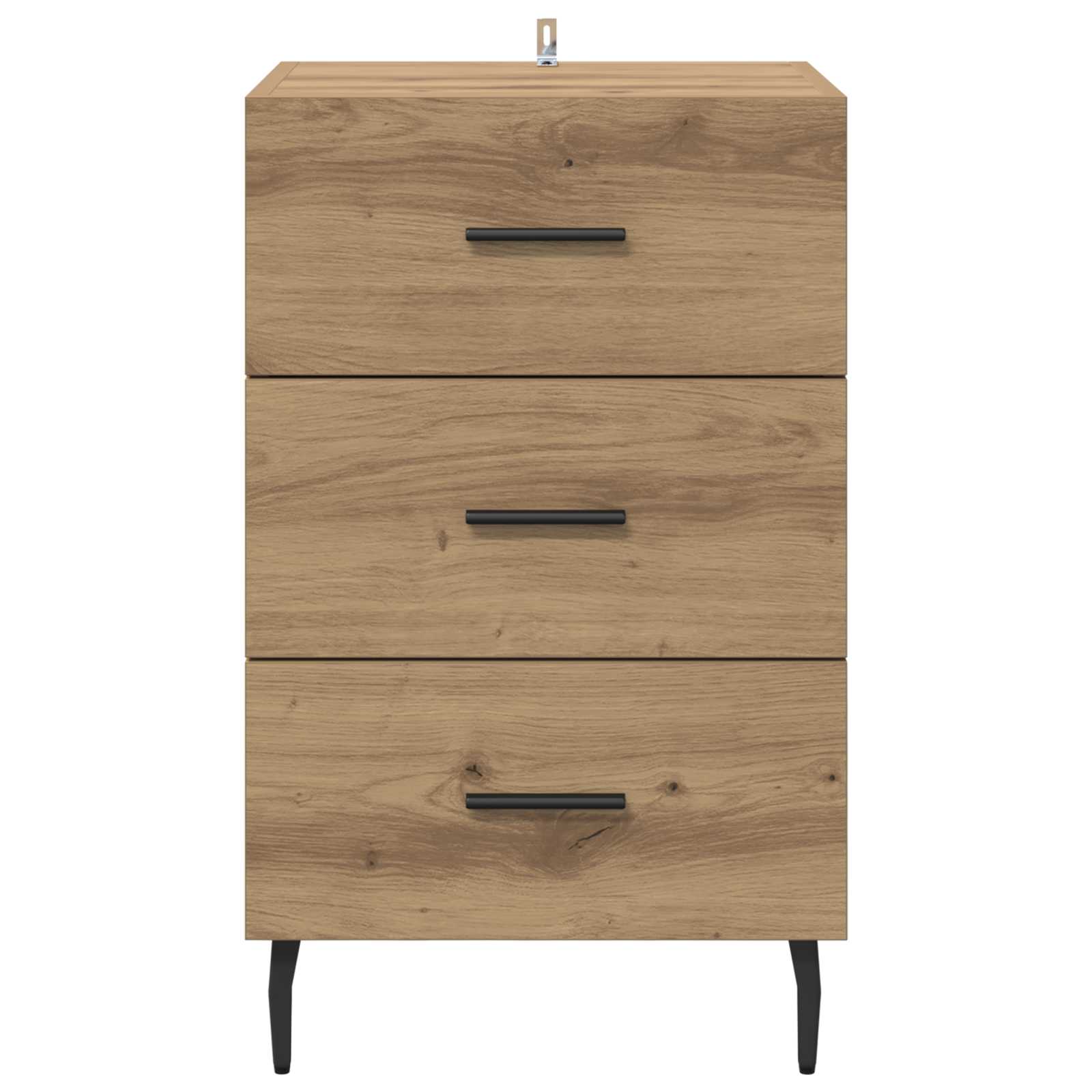 Nachttisch Artisan-Eiche 40 x 40 x 66 cm Holzwerkstoff