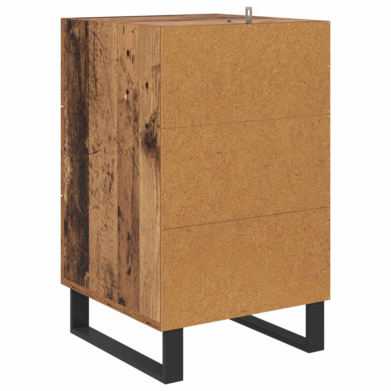 Nachttisch Altholz 40 x 40 x 66 cm Holzwerkstoff