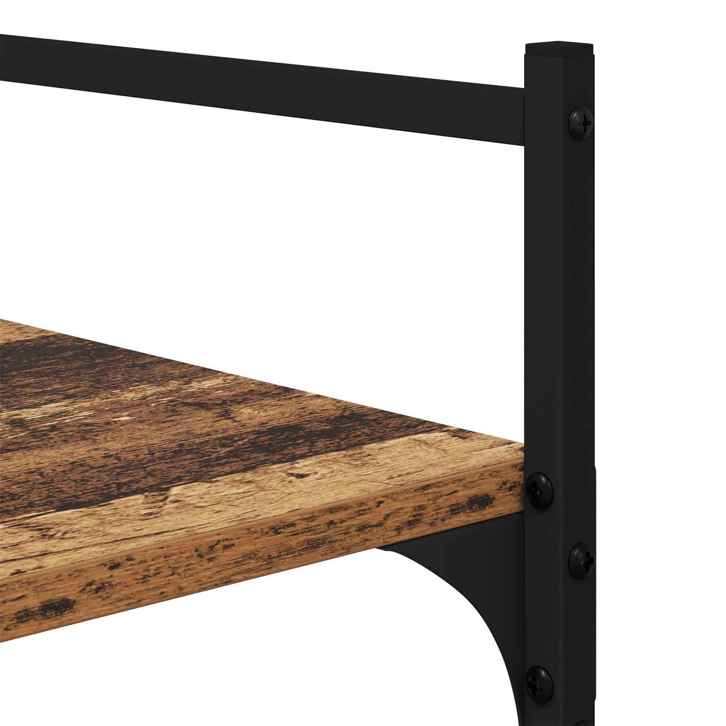 Bücherregal 5 Ebenen 56 x 32 x 174 cm Holzwerkstoff Altholz