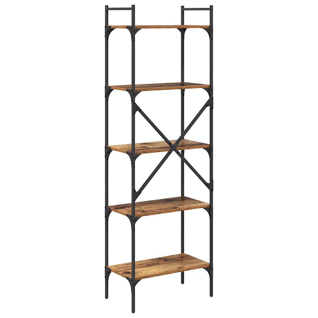 Bücherregal Altholz 56 x 32 x 174 cm Holzwerkstoff