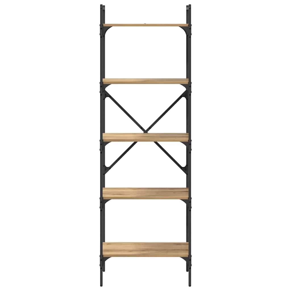 Bücherregal Artisan-Eiche 56 x 32 x 174 cm Holzwerkstoff