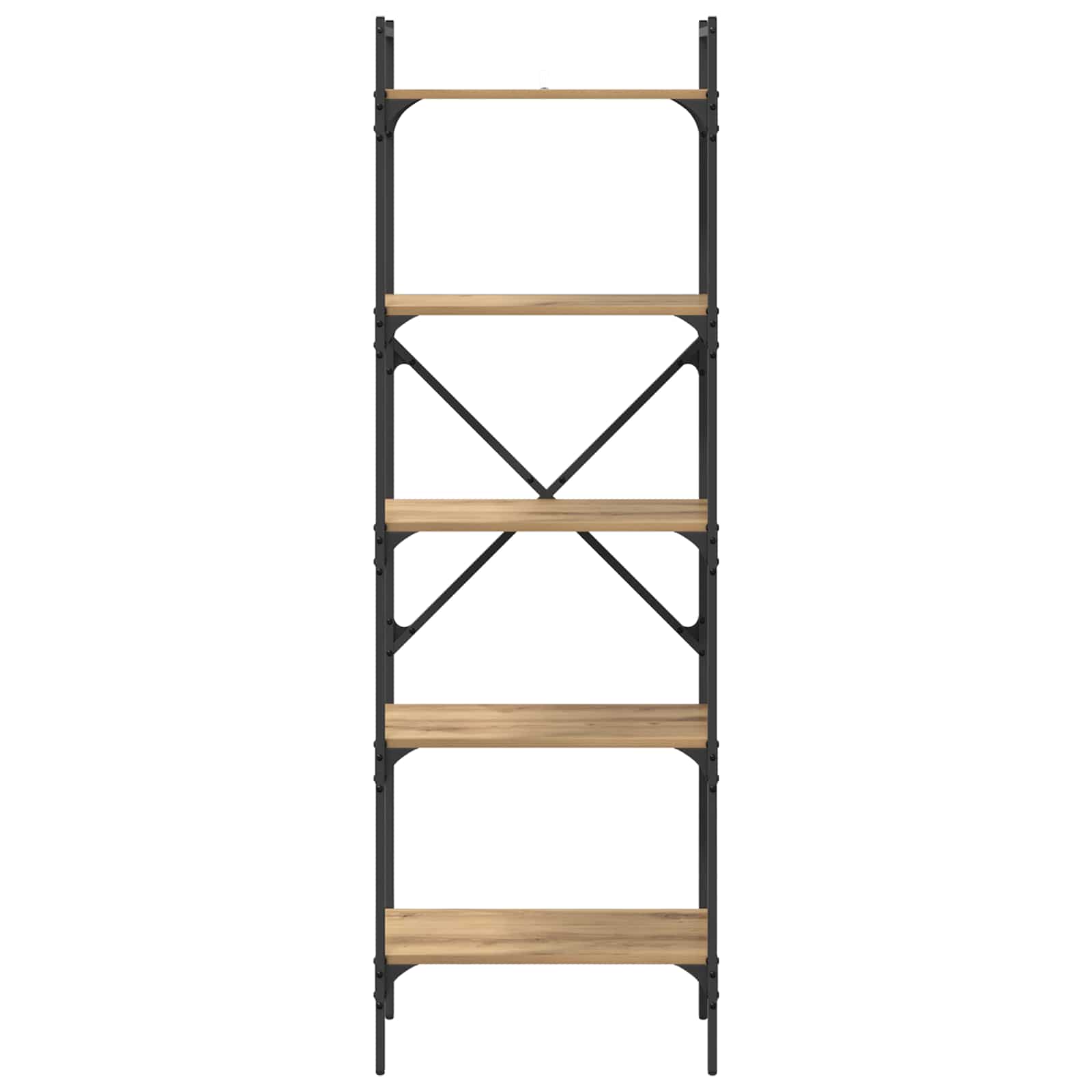 Bücherregal 5 Ebenen 56 x 32 x 174 cm Holzwerkstoff