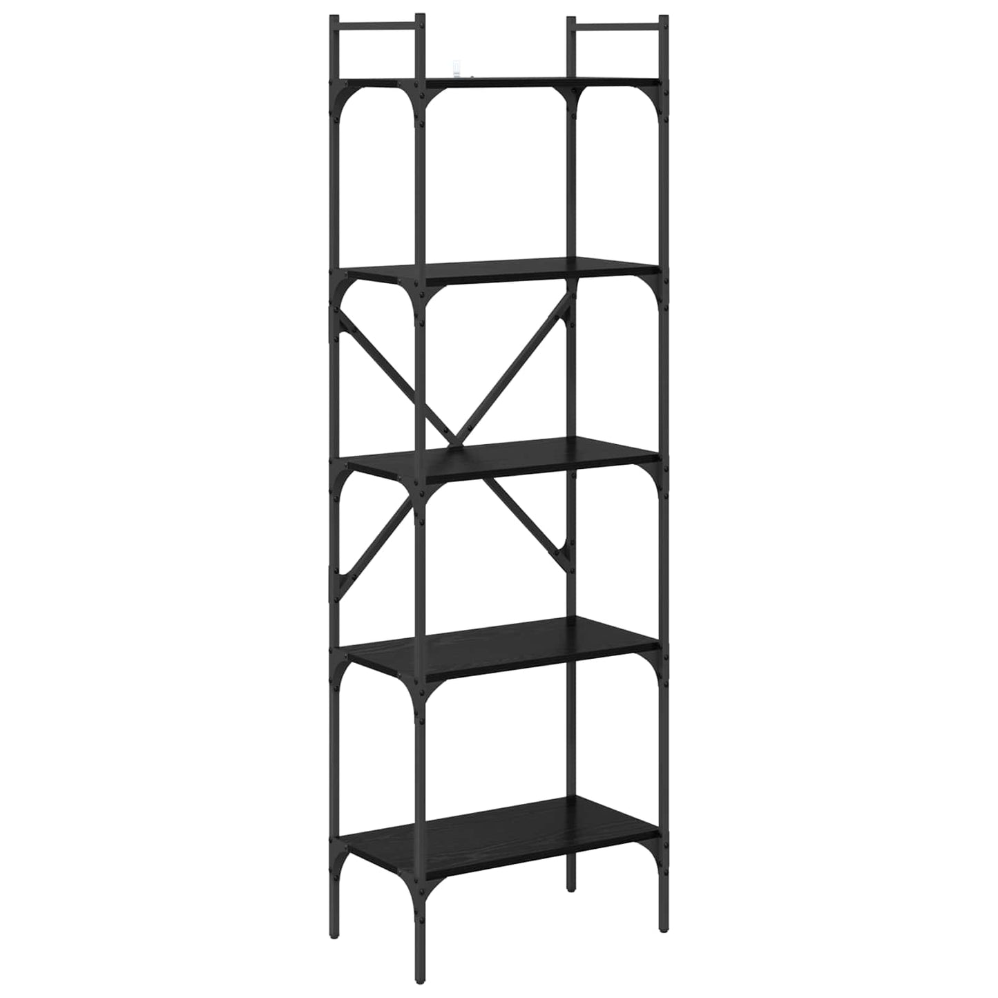 Bücherregal 5 Ebenen 56 x 32 x 174 cm Holzwerkstoff