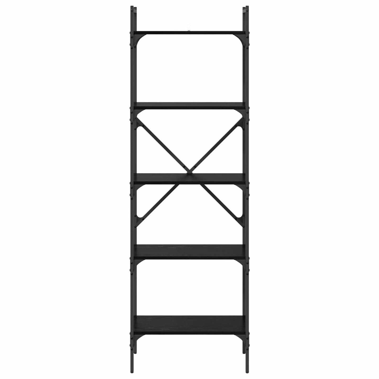 Bücherregal 5 Ebenen 56 x 32 x 174 cm Holzwerkstoff