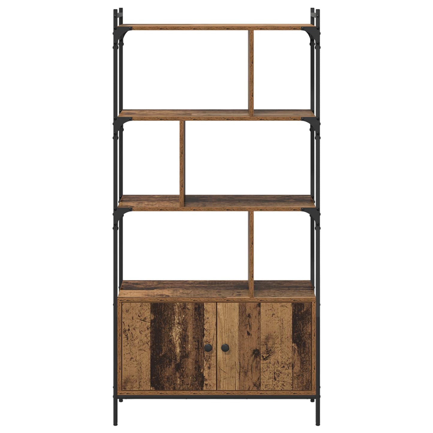 Bücherregal 6 Ebenen 76,5 x 30 x 154,5 cm Holzwerkstoff