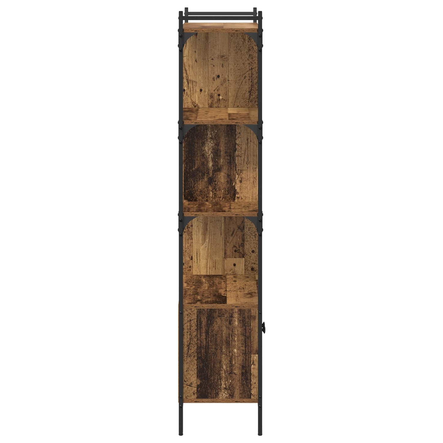 Bücherregal 6 Ebenen 76,5 x 30 x 154,5 cm Holzwerkstoff