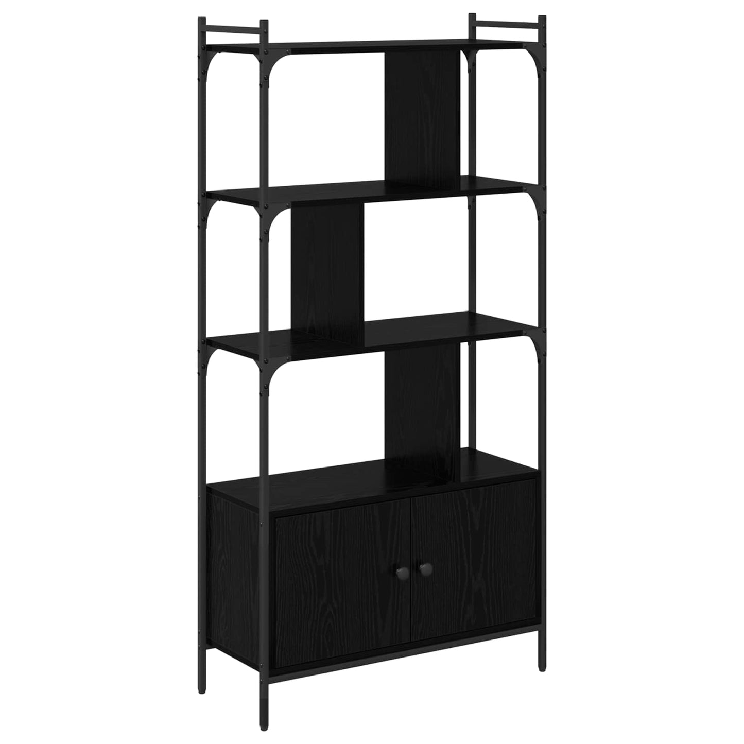 Bücherregal 6 Ebenen 76,5 x 30 x 154,5 cm Holzwerkstoff