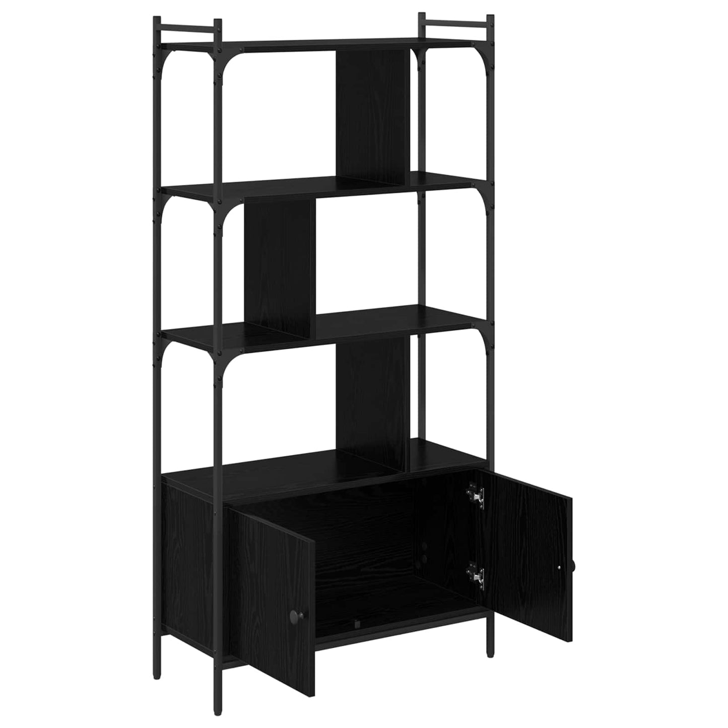 Bücherregal 6 Ebenen 76,5 x 30 x 154,5 cm Holzwerkstoff