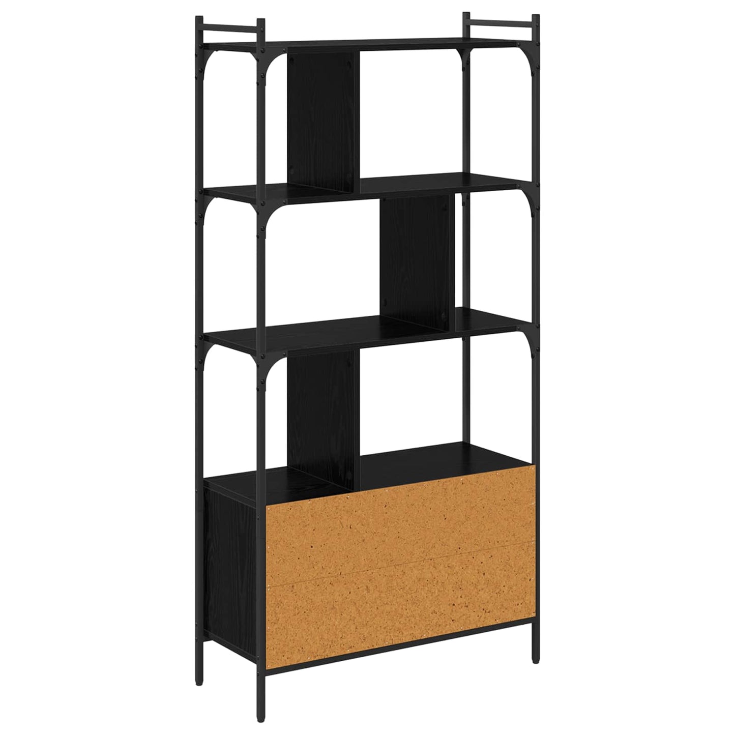 Bücherregal 6 Ebenen 76,5 x 30 x 154,5 cm Holzwerkstoff