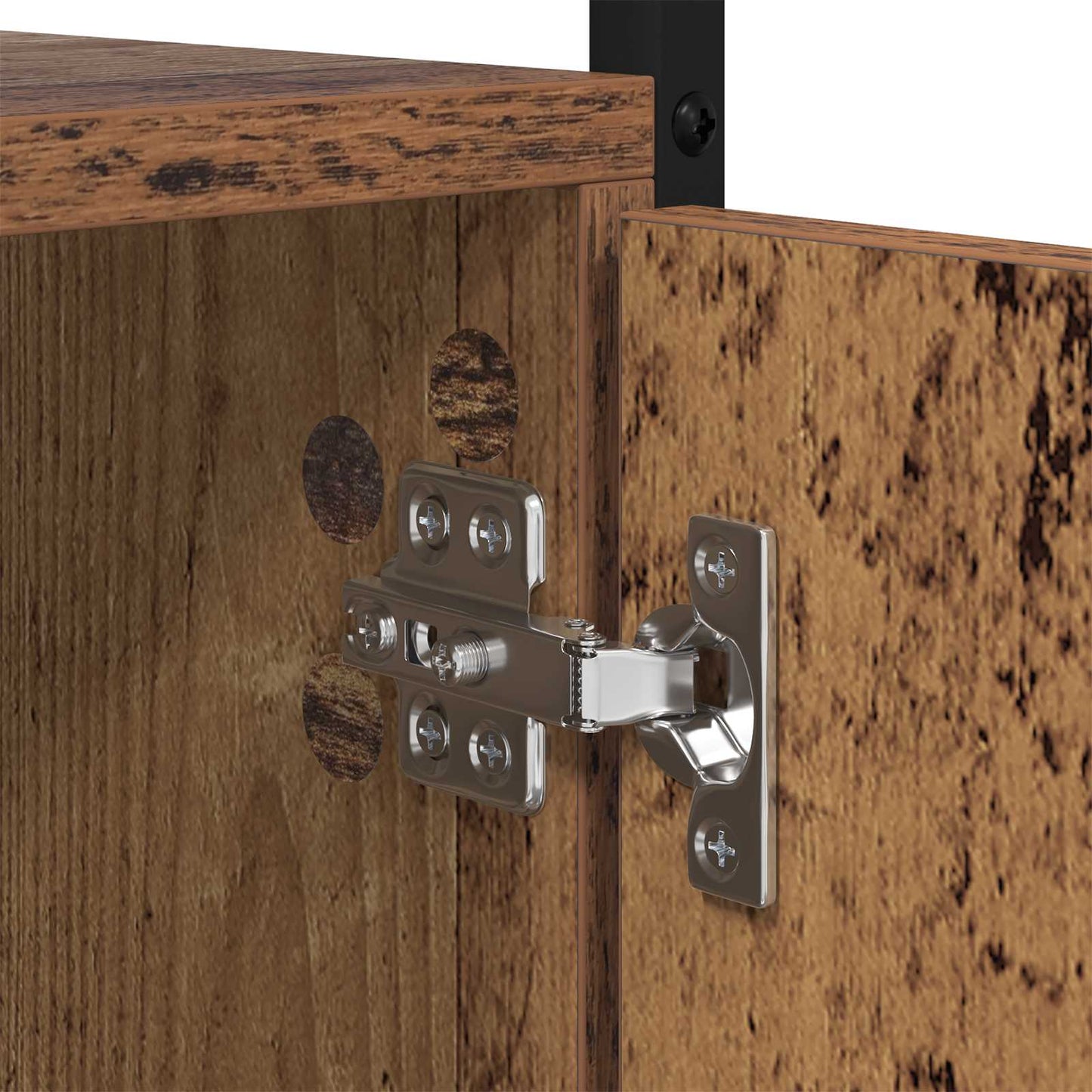 Bücherregal 6 Ebenen 44,5 x 30 x 154,5 cm Holzwerkstoff Altholz