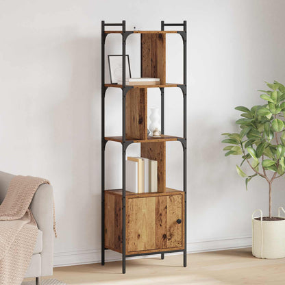 Bücherregal 6 Ebenen 44,5 x 30 x 154,5 cm Holzwerkstoff Altholz