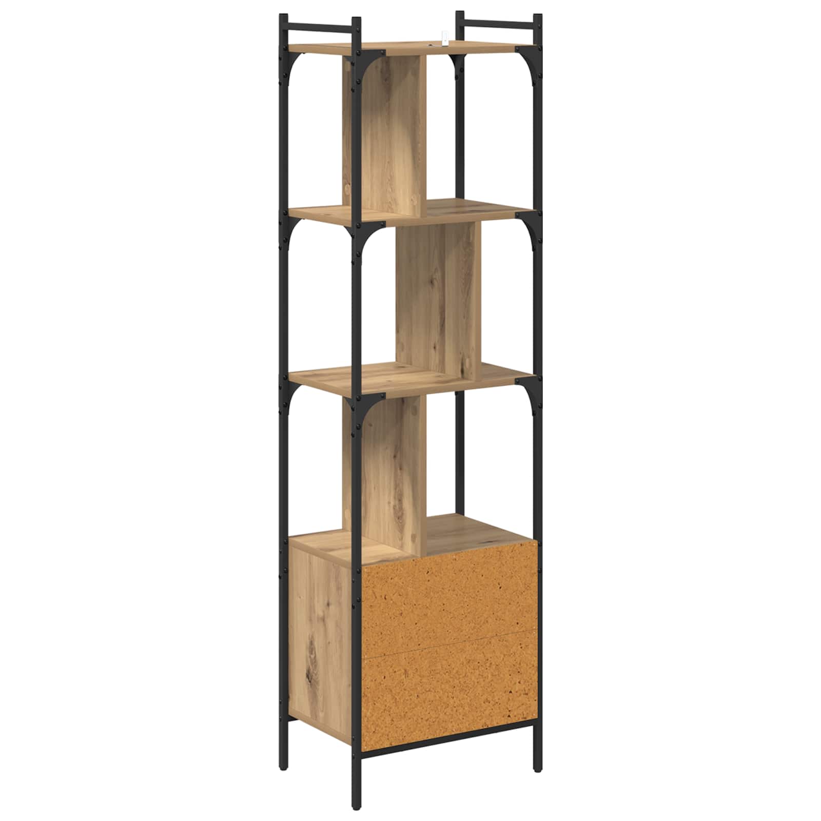 Bücherregal 6 Ebenen 44,5 x 30 x 154,5 cm Holzwerkstoff
