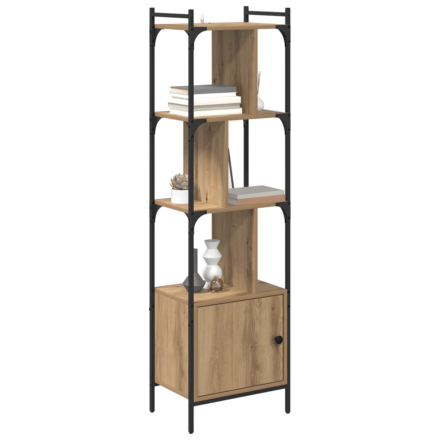 Bücherregal 6 Ebenen 44,5 x 30 x 154,5 cm Holzwerkstoff