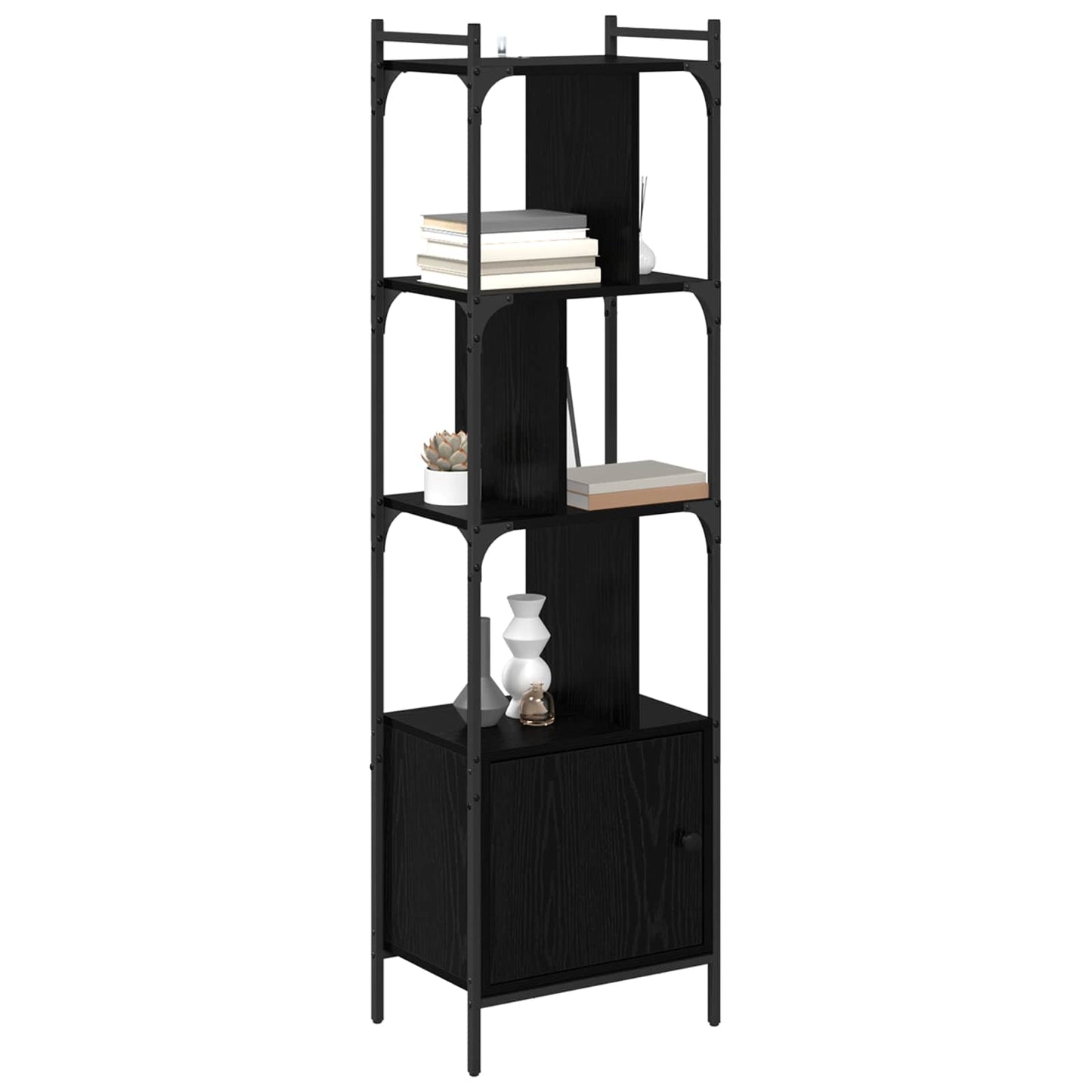Bücherregal 6 Ebenen 44,5 x 30 x 154,5 cm Holzwerkstoff