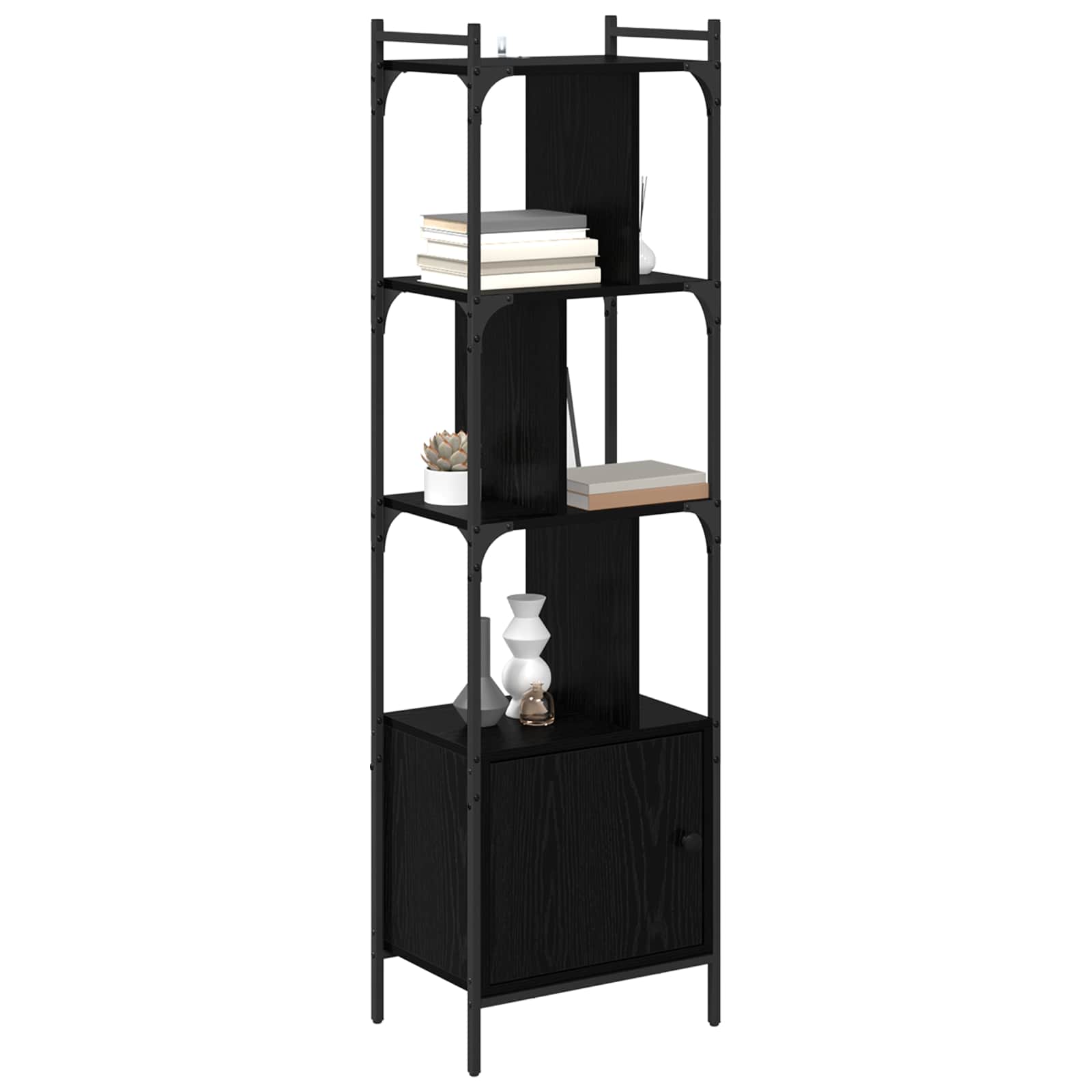 Bücherregal 6 Ebenen 44,5 x 30 x 154,5 cm Holzwerkstoff