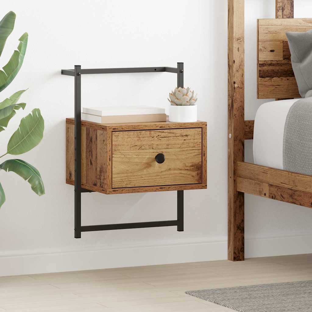Nachttisch Altholz 35 x 30 x 51 cm Holzwerkstoff