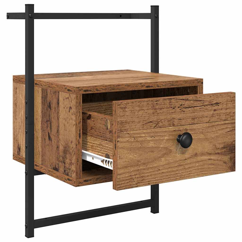 Nachttisch Altholz 35 x 30 x 51 cm Holzwerkstoff