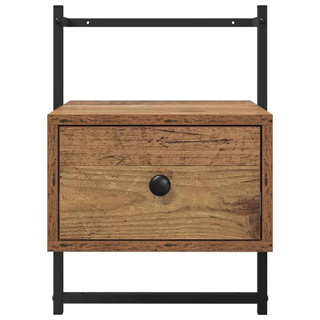 Nachttisch Altholz 35 x 30 x 51 cm Holzwerkstoff