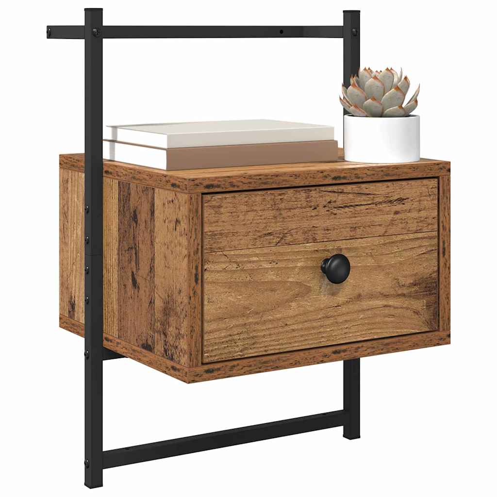 Nachttisch Altholz 35 x 30 x 51 cm Holzwerkstoff